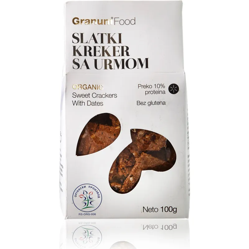 Slatki kreker sa urmom (organski proizvod) 100 g Granum