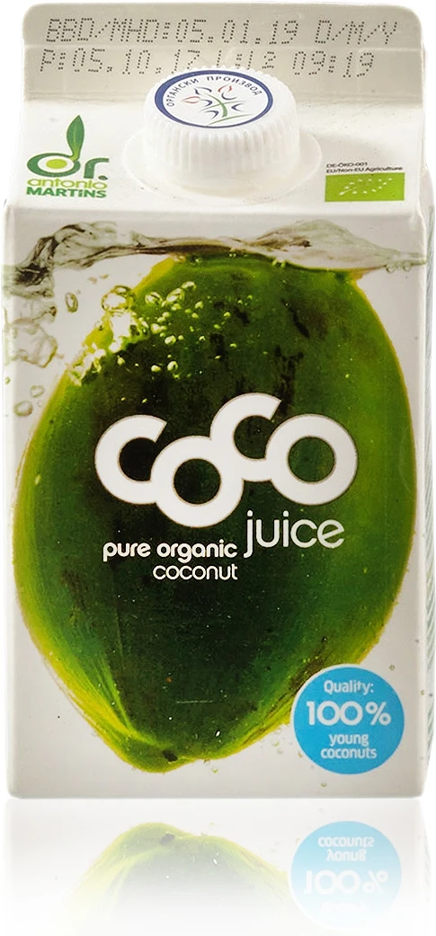 Sok od kokosa 100% (organski proizvod) 500 ml