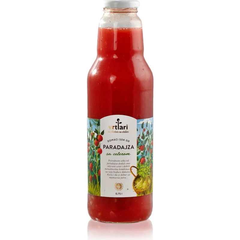 Sok od paradajza sa celerom 750 ml Vrtlari