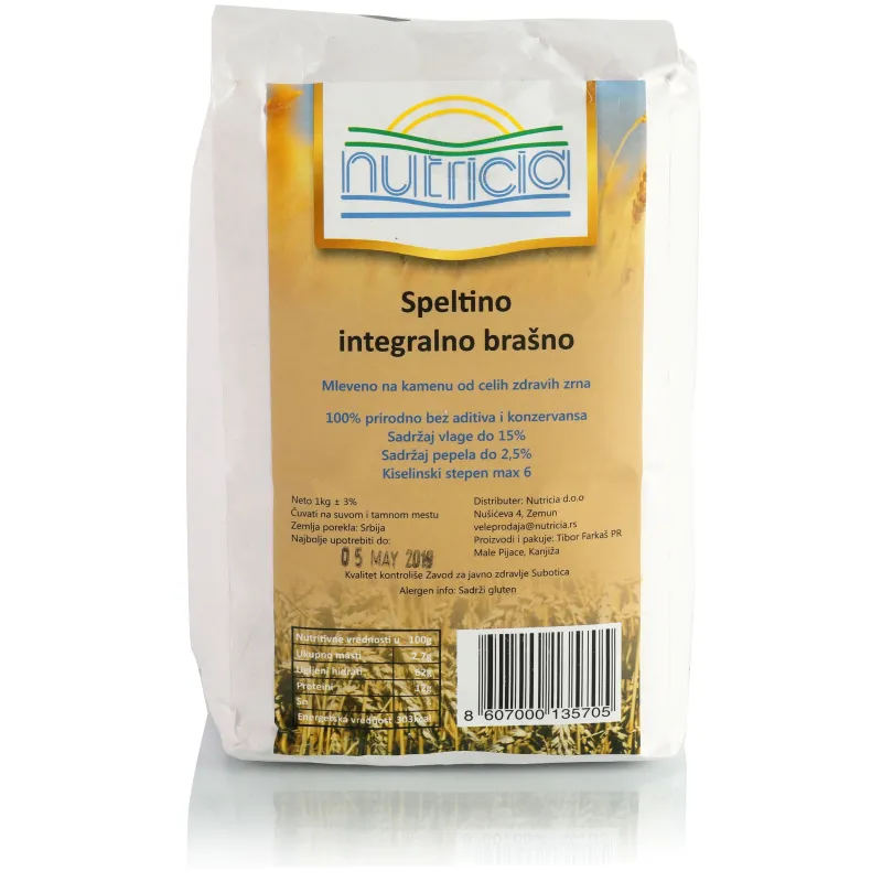 Speltino integralno brašno 1 kg Nutricia