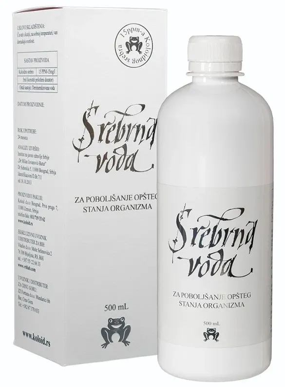 Srebrna voda 500 ml Koloid