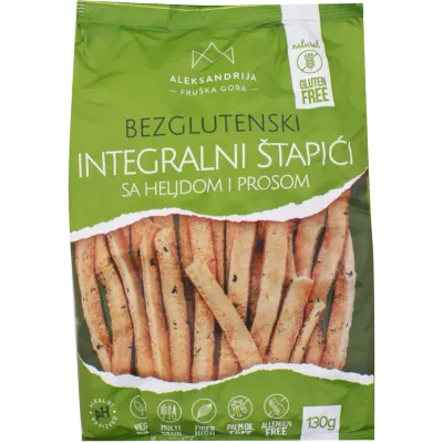Štapići sa heljdom (sert. bez glutena) 130 g Aleksandrija