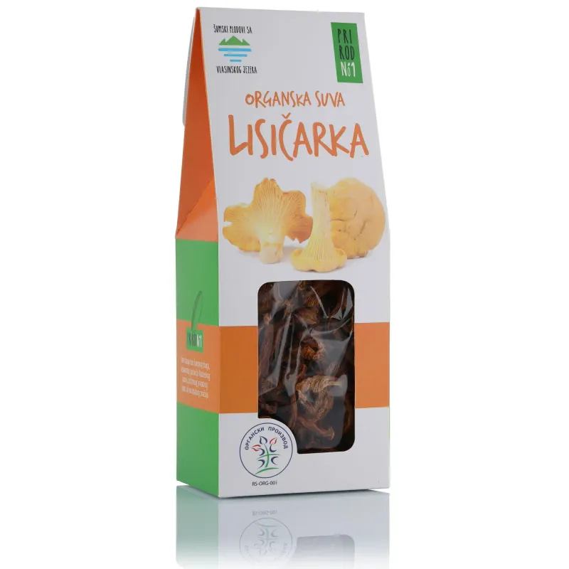 Sušena lisičarka (organski proizvod) 30 g Nisha