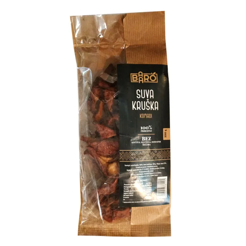 Suva kruška komadi 100 g Novitas