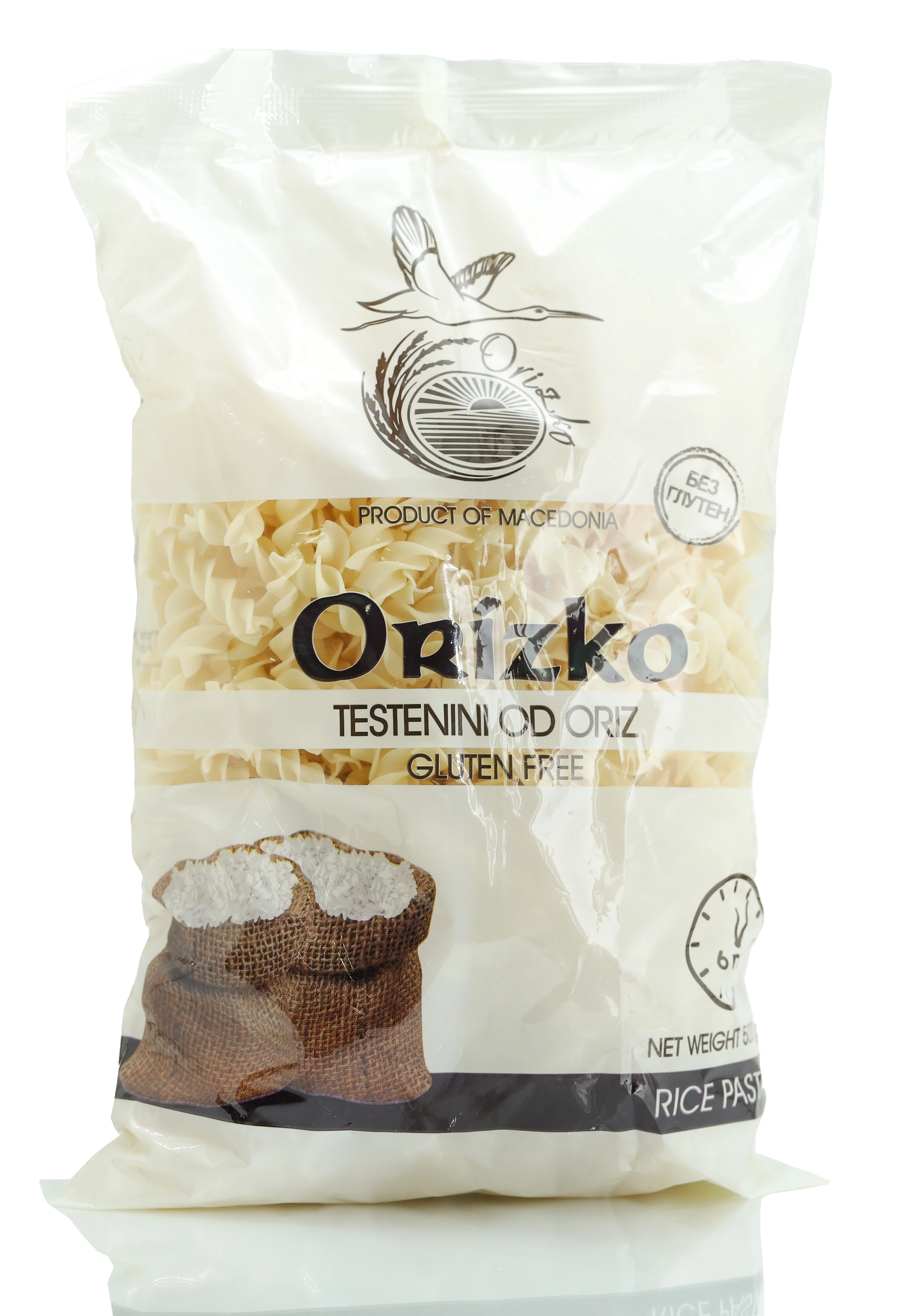 Testenina od belog pirinča bez glutena 500 g Orizko