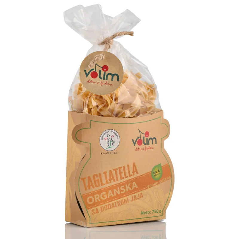 Testenina taljatela sa dodatkom jaja (organski proizvod) 250 g Volim