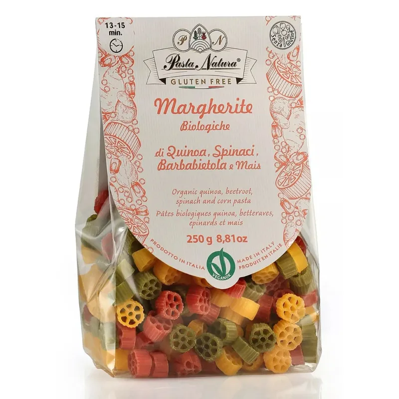 Testenina tricolori Margherita (sert. bez glutena) (organski proizvod) 250 g Pasta Natura