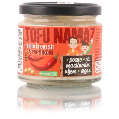 Tofu namaz sa paprikom 200 g Macrobiotic Prom