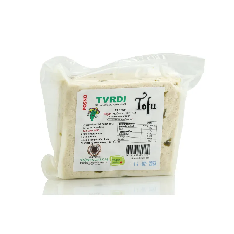Tofu tvrdi sa halapenjo paprikom SZR Uljarica SSM