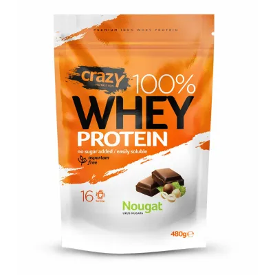 Whey protein nugat 480 g Crazy Nutrition