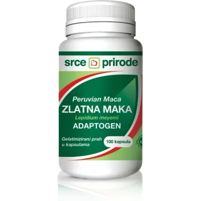 Zlatna maka (organski proizvod) 100 kapsula Srce prirode