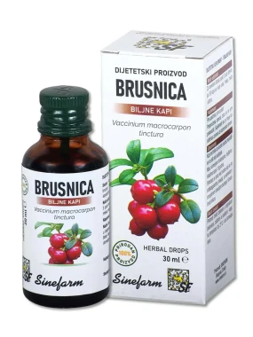 Kapi protiv infekcije urinarnog trakta - brusnica 30 ml Sinefarm