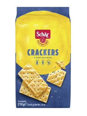Krekeri (sert. bez glutena) 210 g Schar