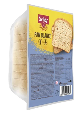 Rezani beli hleb Pan Blanco (sert. bez glutena) 250 g Schar