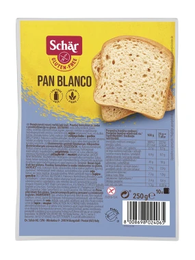 Rezani beli hleb Pan Blanco (sert. bez glutena) 250 g Schar