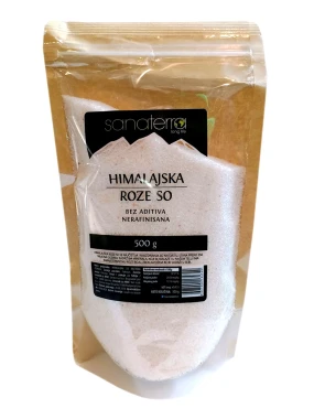 Himalajska mlevena nerafinisana jodirana roze so 500 g Sanaterra
