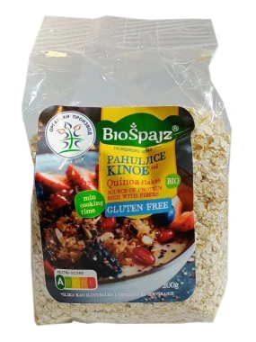 Pahuljice od kinoe (sert. bez glutena) (organski proizvod) 200 g Bio Špajz