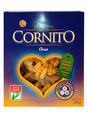 Testenina trobojne spirale (sert. bez glutena) 200 g Cornito