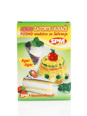 Agar Agar biljni želatin 30 g SPM Stamenković