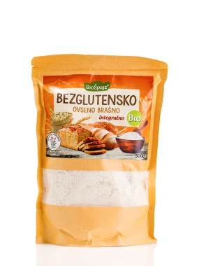 Bezglutensko ovseno brašno integralno (organski proizvod) 500 g B