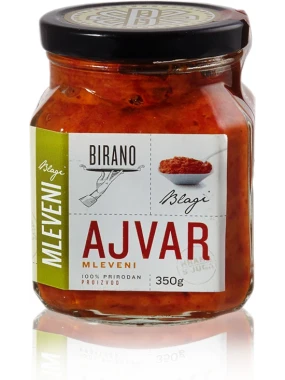 Blagi ajvar mleveni 350 g Strela
