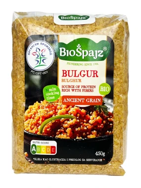 Bulgur (organski proizvod) 450 g Bio Špajz
