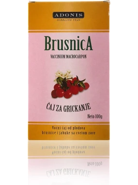 Čaj od brusnice - za grickanje 100 g Adonis
