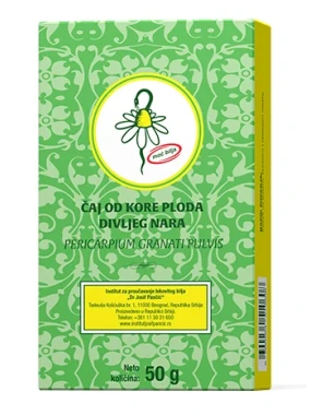 Čaj od usitnjene kore divljeg nara 50 g IPLB Dr Josif Pančić
