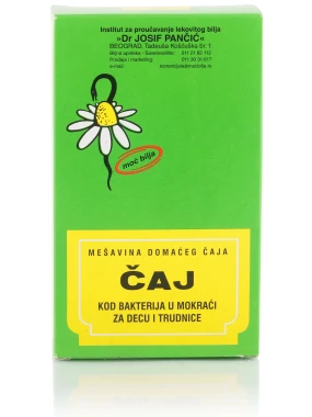 Čaj protiv bakterija u mokraći za decu i trudnice (čaj br.85) 100 g IPLB Dr Josif Pančić