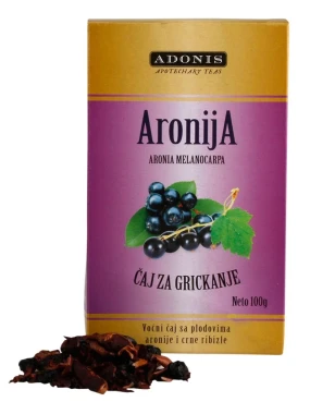 Čaj sa plodovima aronije i crne ribizle 100 g Adonis