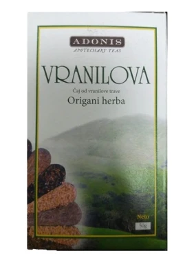 Čaj vranilova 50 g Adonis