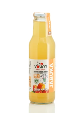 Ceđeni sok od jabuke (organski proizvod) 0.75 l Volim