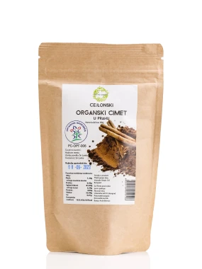 Cejlonski cimet u prahu (organski proizvod) 90 g Think green