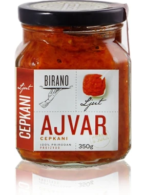 Cepkani ajvar - ljuti 350 g Strela 