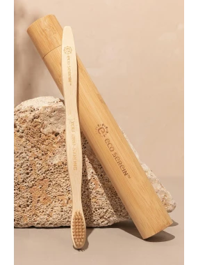 Četkica za zube sa futrolom od bambusa za odrasle Ecoserein