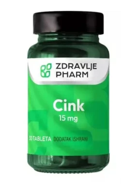 Cink 15 mg 30 tableta Zdravlje Pharm