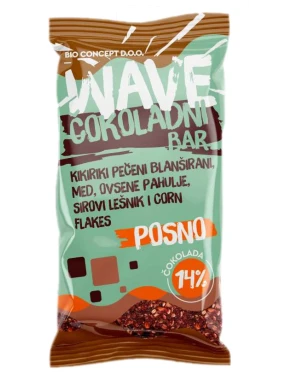 Wave čokoladni bar 50 g Čika Bio Concept