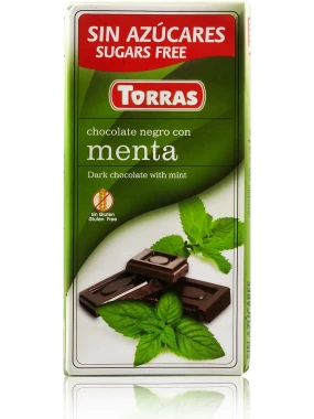 Crna čokolada sa nanom 46% kakaoa (sert.bez glutena) (dijet) 75 g Torras