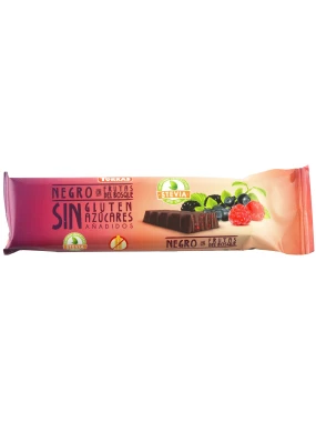 Crna čokolada sa šumskim voćem 58% kakaa (sert. bez glutena) (dijet) 35 g Torras
