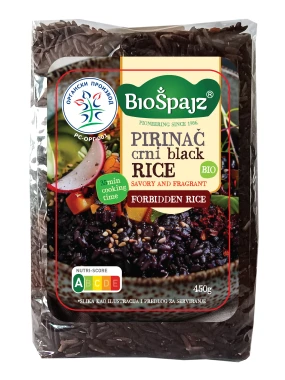 Crni pirinač (organski proizvod) 450 g Bio Špajz