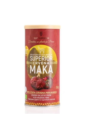 Crvena maka u prahu (organski proizvod) 150 g Just Superior