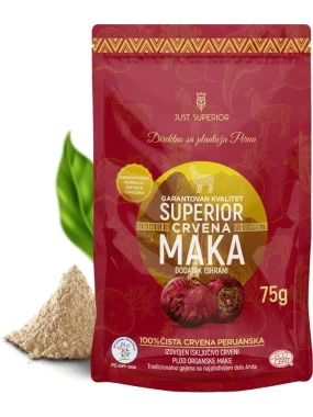 Crvena maka u prahu (organski proizvod) 75 g Just Superior