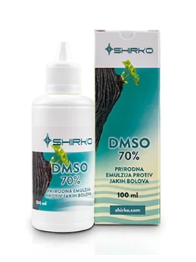 DMSO 70% prirodna emulzija protiv jakih bolova 100 ml Shirko