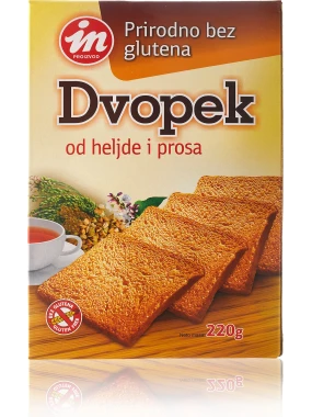 Dvopek od prosa i heljde (sert. bez glutena) 220 g Aleksandrija