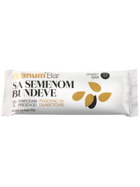 Energetska štanglica - bar sa bundevinim semenom 30 g Granum