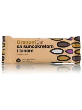 Energetska štanglica - bar sa suncokretom i lanom 30 g Granum