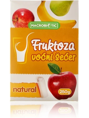 Fruktoza voćni šećer natural 250 g Macrobiotic Prom