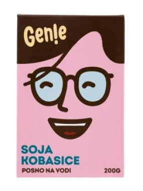 Genie soja kobasica na vodi 200 g Macrobiotic Prom