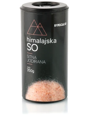 Himalajska sitna jodirana so 350 g Kristal so