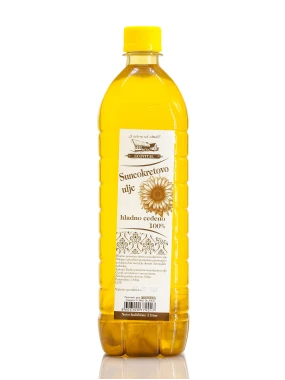 Hladno ceđeno suncokretovo ulje 1 l Ecovital